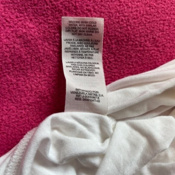 Garage White Top with Ruffle Ladies Junior Size XS - Picture 6 of 11